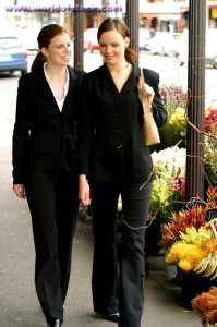 Business Women Walking